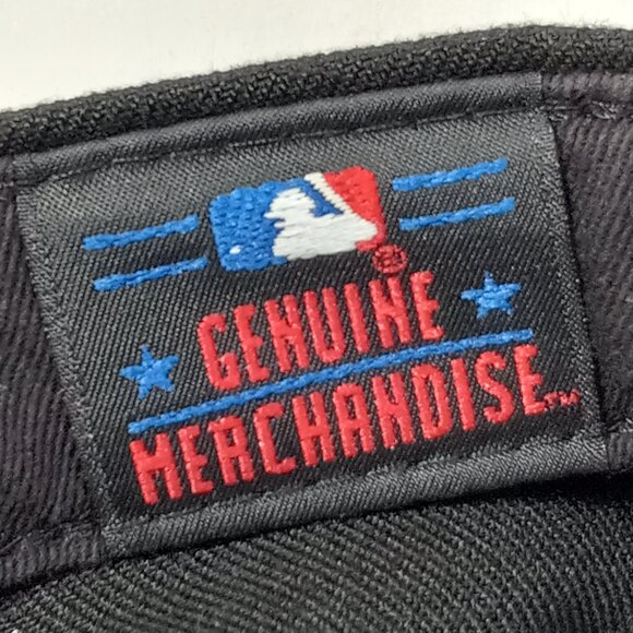 New Era 59Fifty Cap Big Stitch Houston Astros Black on Black Sz 7 Adult 55.8cm - Picture 10 of 10